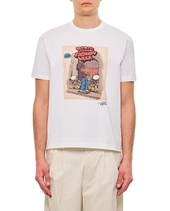 Junya Watanabe Paris Fashion Week Graphic Printed Crewneck T-Shirt