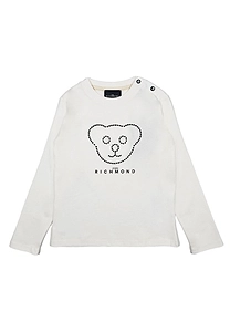 John Richmond Kids Bear Long Sleeved T-Shirt