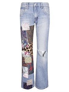 Junya Watanabe Patchwork Distressed Jeans