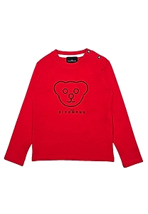 John Richmond Kids Bear Long Sleeved T-Shirt