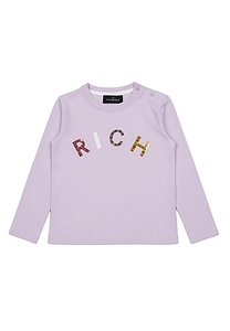John Richmond Kids Logo Printed Long Sleeved T-Shirt