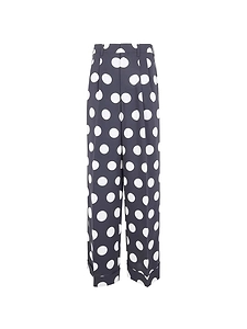 Junya Watanabe Polka-Dot Pleated Trousers