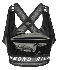 John Richmond Logo-Strap Performance Top