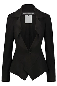 Junya Watanabe Single-Breasted Ruffled Jacket