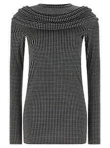 Junya Watanabe Sculptural Polka Dot Mini Dress