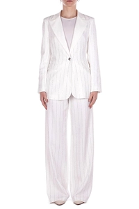 John Richmond Stripe-Embellished Single-Breasted Blazer
