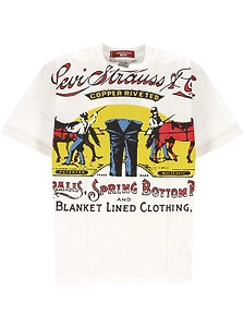 Junya Watanabe X Levi's Graphic Printed Crewneck T-Shirt