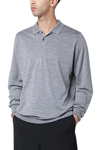 John Smedley Cotswold Long-Sleeved Polo Shirt