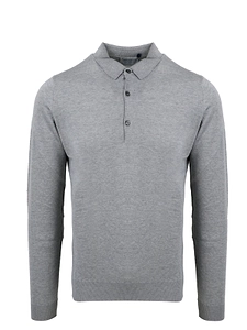 John Smedley Bradwell Long-Sleeve Polo Shirt