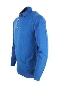 John Smedley Bradwell Long-Sleeved Polo Shirt
