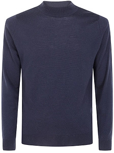 John Smedley Harcourt Mock Neck Pullover