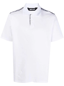 Just Cavalli Contrast Trim Polo Shirt