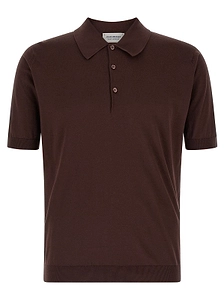 John Smedley Isis Knitted Polo Shirt
