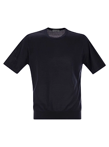 John Smedley Kempton Short-Sleeve Knitted Sweater