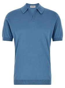John Smedley Noah Fine Knit Polo Shirt