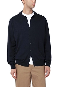John Smedley Tibor Buttoned Knitted Polo Shirt
