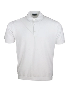 John Smedley Short-Sleeved Buttoned Polo Shirt