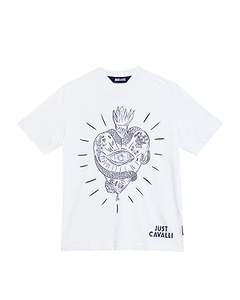 Just Cavalli Graphic Heart T-Shirt