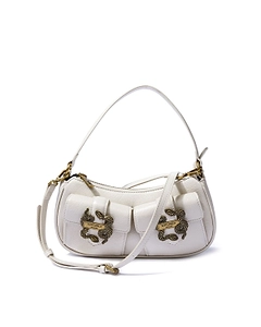Just Cavalli Iconic Snake Shoulder Bag