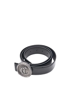 Just Cavalli Logo Engraved Belt