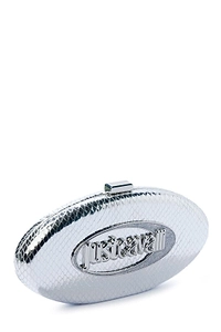 Just Cavalli Logo Plate Clutch Bag