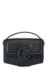 Just Cavalli Logo Patch Chain Linked Shoulder Bag