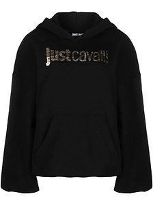 Just Cavalli Logo Print Hoodie