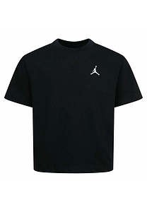 Jordan Kids Logo Embroidered Crewneck T-Shirt