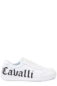 Just Cavalli Logo Printed Lace-Up Sneakers