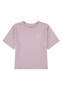 Jordan Kids Logo Embroidered Crewneck T-Shirt
