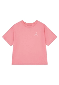 Jordan Kids Logo Embroidered Crewneck T-Shirt