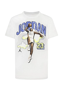 Jordan Kids Logo Printed Crewneck T-Shirt