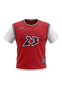 Jordan Kids Logo Printed Crewneck T-Shirt