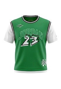 Jordan Kids Logo Printed Crewneck T-Shirt