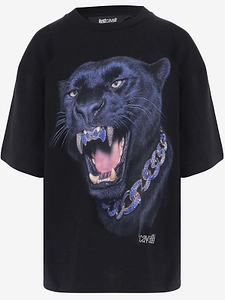 Just Cavalli Panther Print T-Shirt