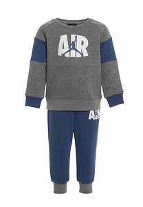 Jordan Kids Logo Printed Crewneck Tracksuit