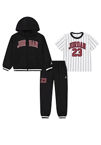 Jordan Kids Logo Printed Hooded Tracksuit Set