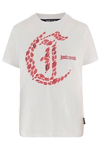 Just Cavalli Print Crewneck T-Shirt