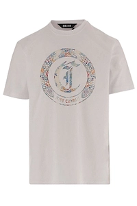 Just Cavalli Printed Crewneck T-Shirt