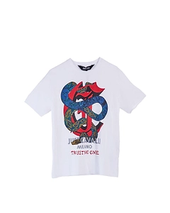 Just Cavalli Serpenti Graphic T-Shirt