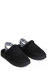 Just Cavalli Slingback Logo Trim Mules