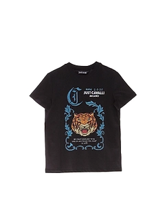 Just Cavalli Tiger Graphic T-Shirt