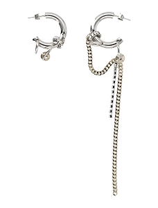 Amber Mismatched Hoop Earrings