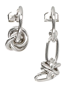 Daria Knot Hoop Earrings