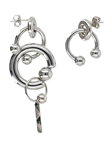 Dolly Mismatched Hoop Earrings