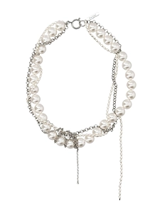 Nicole Layered Pearl Choker Necklace