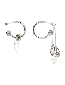 Ryder Pearl Hoop Earrings