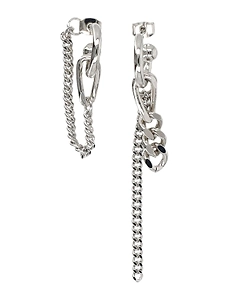 Justine Clenquet Tiko Chain Drop Earrings