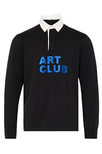Jw Anderson Art Club Rugby Polo Shirt