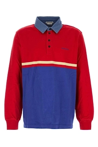 Jw Anderson Colorblock Long-Sleeve Polo Shirt
